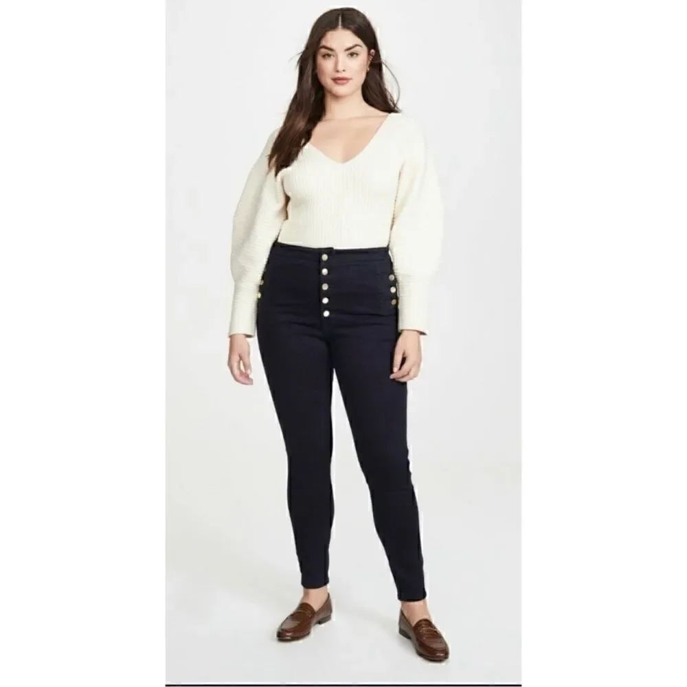 J Brand Natasha Sky High Skinny Penrose Jeans size 34